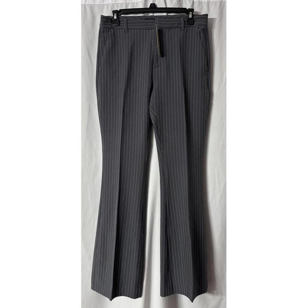 NWT Banana Republic Womens Sculpted Stretch Gray Bootcut Dress‎ Pants Slacks 4P